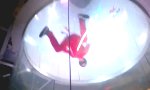Lustiges Video : Spiderman im Windkanal