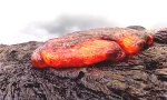 Lustiges Video : Lava Nahaufnahmen
