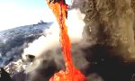 Lustiges Video : Lava und Wasser