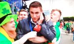 Irische Fans und ungarischer Reporter