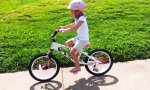 Lustiges Video : Heute lernen wir Radfahren