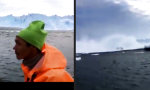 Lustiges Video : Flucht vor der Eisberg-Welle