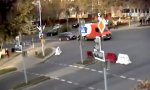 Lustiges Video : Russischer Polizei-Stuntman