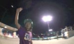 Funny Video : Skateboarding Livel Asian Girl