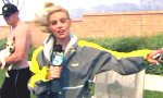 Funny Video : Sturmreporterin