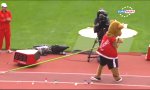 Lustiges Video : Sportliches Maskottchen