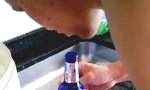 Glas aus Bierflasche herstellen