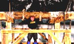 640 kg Baum schleppen - Neuer Weltrekord