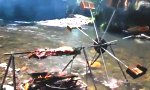 Lustiges Video - Grillen am Fluss