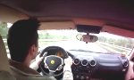 Übermütig bei der Ferrari Testfahrt