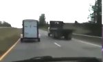 Lustiges Video : Kanthölzer auf der Autobahn