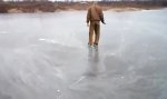 Lustiges Video : Kugel ins Eis