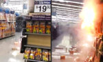 Funny Video : Feuerwerk im Walmart
