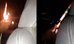 Funny Video : Rakete aus dem Autofenster starten