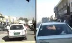 US-Humvee im irakischen Verkehr