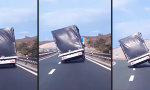 Kleiner LKW vs großen Wind