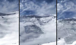 Lustiges Video : Der Lawine davonfahren