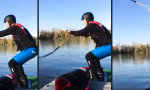 Das erste mal auf dem Wakeboard