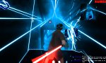 Lustiges Video : Lichtschwert-Kämpfer in Virtual Reality