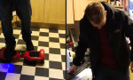 Das erste Mal auf dem Hoverboard