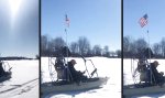 Das Schnee-Kayak