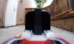 Lustiges Video - Mit dem Hot-Wheel 1.Person durch den Garten