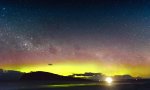 Lustiges Video : Biolumineszenz und Aurora Australis auf einem Timelapse