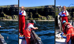 Funny Video : 3-Jähriger zieht ersten Fang an Board