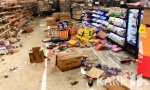 Aftermath einer Supermarkt-Plünderung