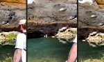 Lustiges Video : Felsenportal öffnen