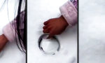 Lustiges Video : Der perfekte Schneeball