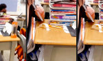 Lustiges Video : Raupenzüchterin im Klassenzimmer