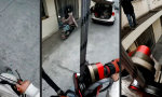 Funny Video : Hochseilen statt Abseilen