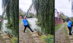 Lustiges Video : Tarzan zeigt, was er kann